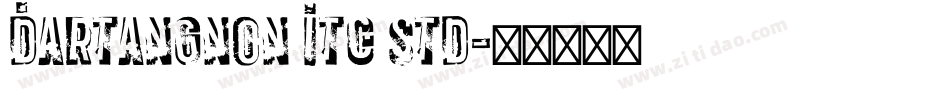 Dartangnon ITC Std字体转换